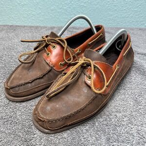 Dexter Boat Shoes Mens 8.5 Navigator‎ Leather Boat Made in USA